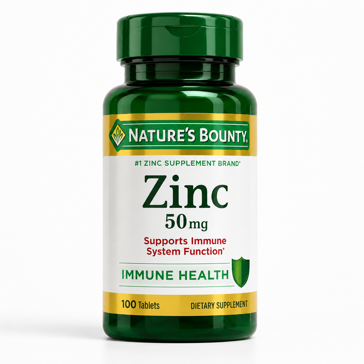 Zinc 50 mg – 100 Tabletas | Nature's Bounty
