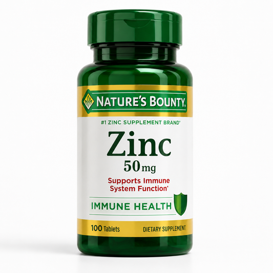 Zinc 50 mg – 100 Tabletas | Nature's Bounty