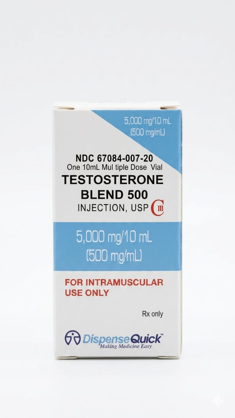 TESTOSTERONE BLEND 500 - Mezcla Inyectable (500 mg/mL)